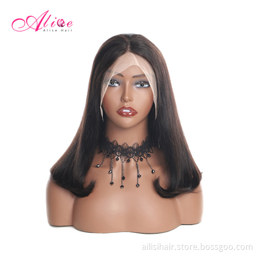 Factory Dropshipping High Quality Bob Wigs Human Hair Lace Front 100% Virgin Human Hair
